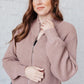Fireside Zip Up Jacket in Taupe