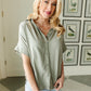 First Impressions Top in Sage