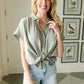 First Impressions Top in Sage