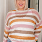 First in Line Striped Sweater