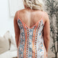 Flirty Florals Tank in Blush/Orange