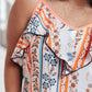 Flirty Florals Tank in Blush/Orange