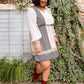 Floral Cuts Dress