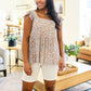 Floral Feels Flutter Sleeve Babydoll Blouse