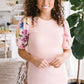 Floral Festival Blouse in Pink