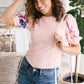 Floral Festival Blouse in Pink