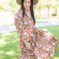 Floral Vibrations Dress