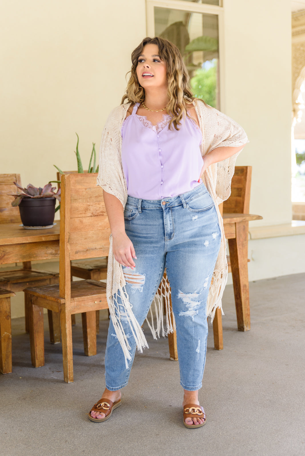 Judy Blue High Waist Destroyed Boyfriend Jeans