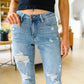 Judy Blue High Waist Destroyed Boyfriend Jeans