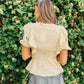 Folksong Floral Top in Yellow