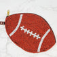 PREORDER: Football Shaped Beaded Zip Pouch