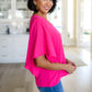 Forever Fine V-Neck Flounce Sleeve Blouse
