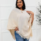 Forever Loved Poncho in Grey