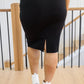 Forever N' Ever Pencil Skirt In Black