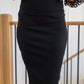 Forever N' Ever Pencil Skirt In Black
