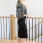 Forever N' Ever Pencil Skirt In Black