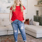 For the Love Twist Front Top