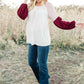 Fortuna Top in Mauve