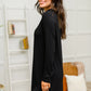 Frankie Mock Neck Dress in Black