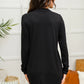 Frankie Mock Neck Dress in Black