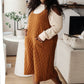 Free Falling Quilted Midi Dress