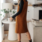 Free Falling Quilted Midi Dress