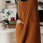 Free Falling Quilted Midi Dress