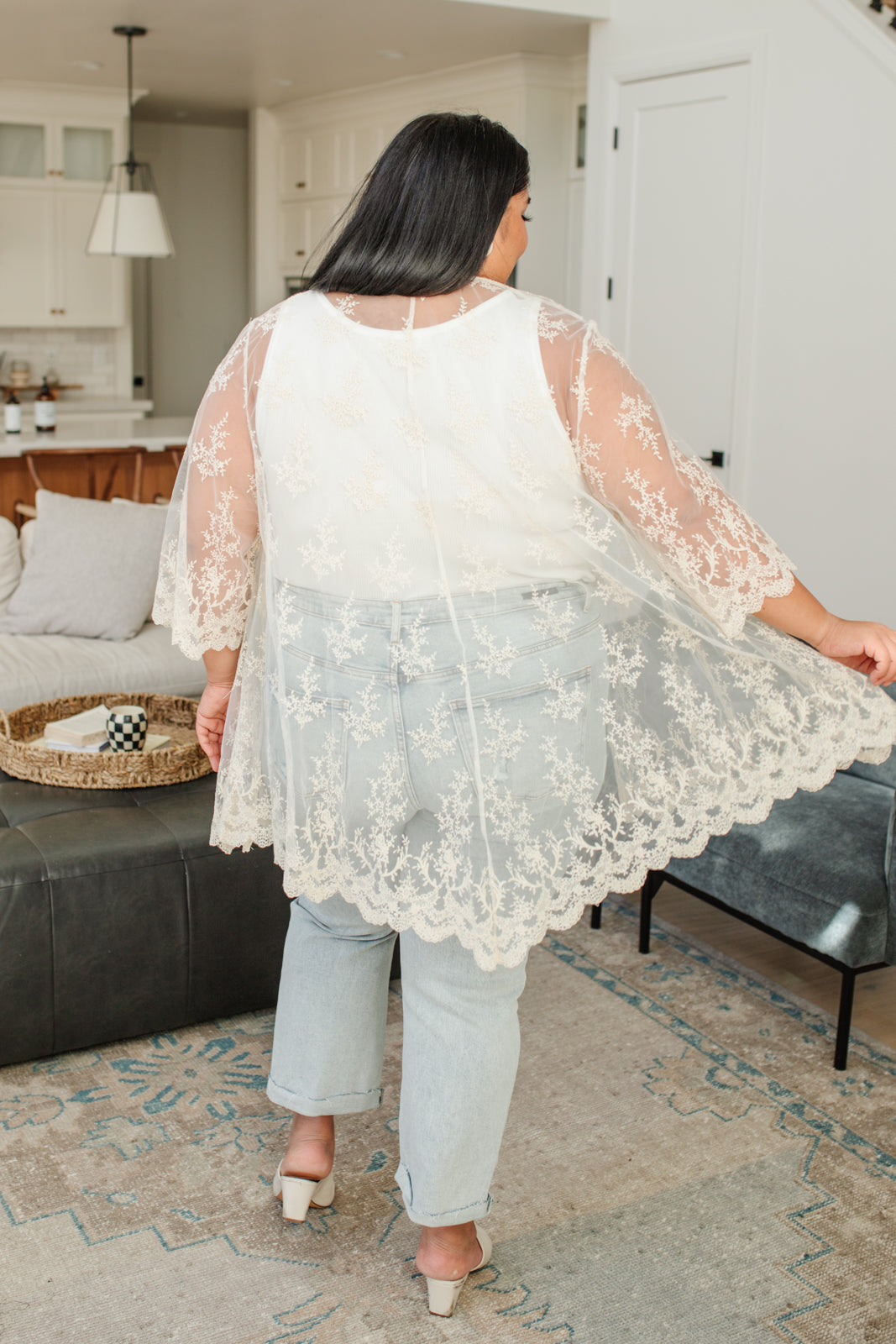 French Tea Lace Cardigan