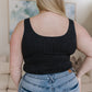Fundamentals Ribbed Seamless Reversible Tank in Black