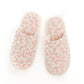 Fuzziest Feet Animal Print Slippers In Pink