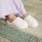 Fuzziest Feet Animal Print Slippers In Pink