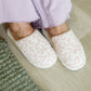 Fuzziest Feet Animal Print Slippers In Pink