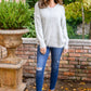 Fuzzy Wuzzy Sweater in Frosty Gray