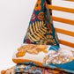 Luxury Beach Towel in Bright Retro Floral