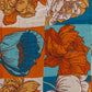 Luxury Beach Towel in Block Floral