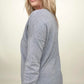 Front Seam Light Knit Sweater