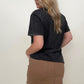 Frayed Hem High Waist Denim Skirt