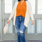 Gabriella Distressed Button Fly Flare