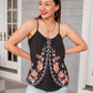 Garden Picnics Embroidered Tank