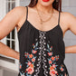 Garden Picnics Embroidered Tank