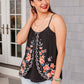 Garden Picnics Embroidered Tank