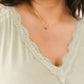 Garden and Lace Top in Sage