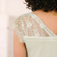 Garden and Lace Top in Sage