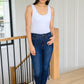 Judy Blue Back Yoke Skinny Jeans with Phone Pocket