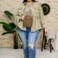 Get Ahead Washed Short Sleeve Top