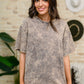 Get Ahead Washed Short Sleeve Top