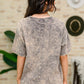 Get Ahead Washed Short Sleeve Top