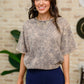 Get Ahead Washed Short Sleeve Top