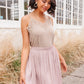 Get Away Maxi Skirt In Mauve