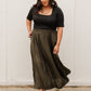 Get Away Maxi Skirt in Olive